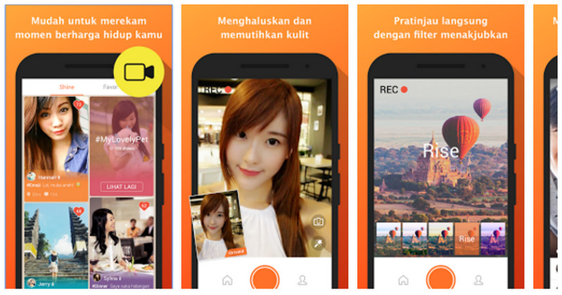 Shine, Aplikasi Socmed Berbagi Video Selfie