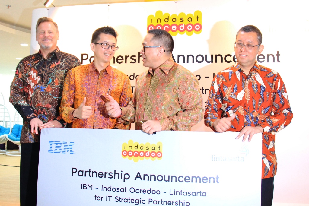 Indosat-Lintasarta & IBM Siapkan Solusi IT Berbasis Digital