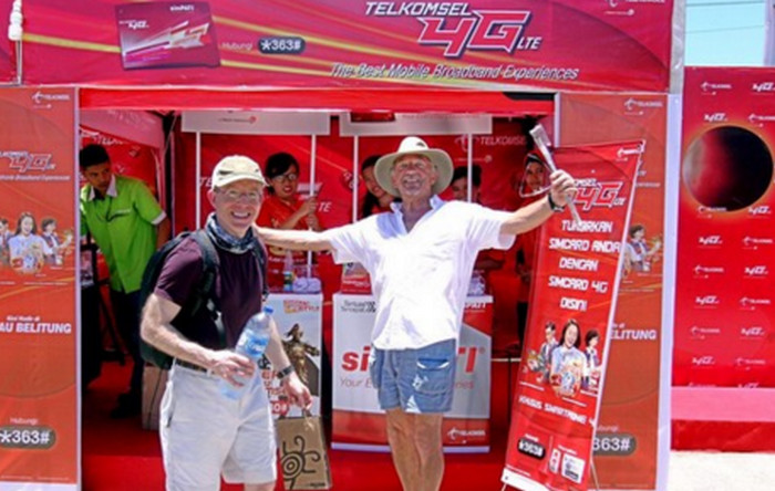 Ramai-ramai Tebar Pesona 4G di Pulau Laskar Pelangi