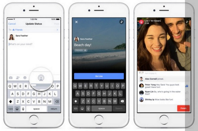 Facebook Rilis Fitur Live Video Sharing