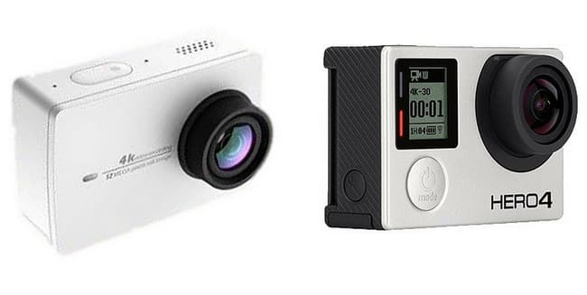 Xiaomi Yi Action Camera 4K vs GoPro Hero 4 [Video]
