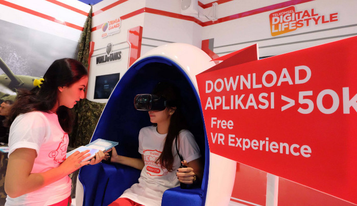 Telkomsel Pamer Virtual Reality di Jakarta Fair