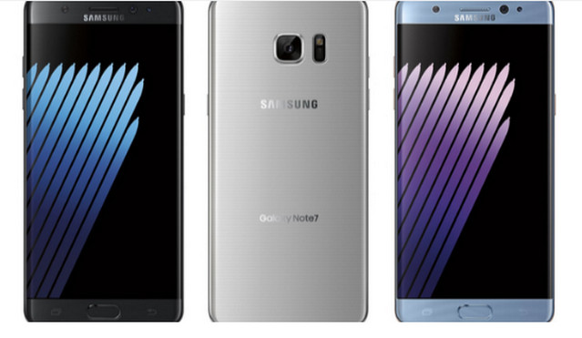 Ini Dia Pilihan Warna Samsung Galaxy Note 7