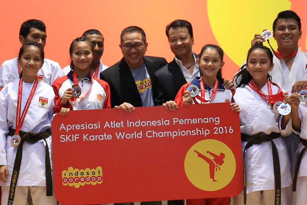 Indosat Ooredoo Apresiasi Atlet Karate-do Nasional