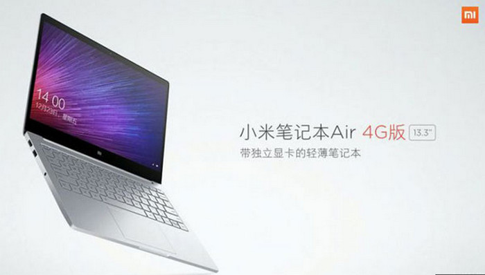Xiaomi Luncurkan Ultrabook Mi Notebook Air 4G