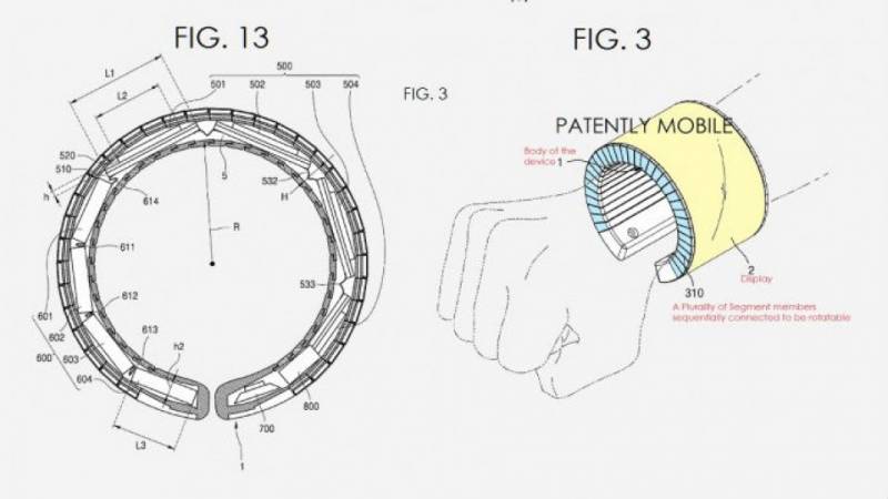 Samsung Patenkan Smartwatch dengan Layar Fleksibel