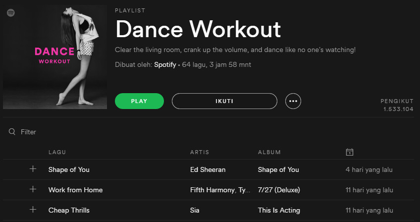 Spotify Kasih Dukungan Lagu Khusus Olahraga