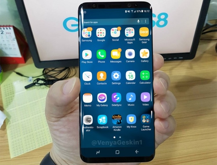 User Interface Samsung Galaxy S8