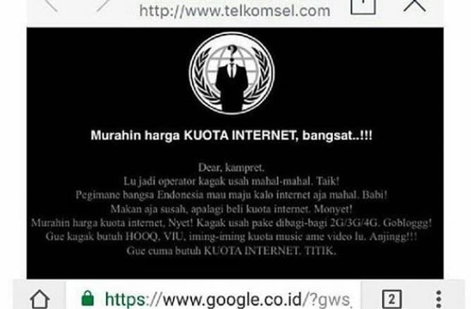 Situs Diretas, Telkomsel Minta Maaf