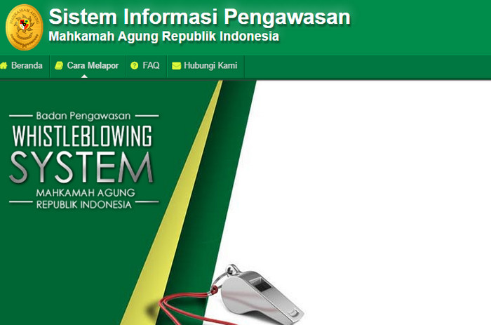 SIWAS Aplikasi Pengawasan Mahkamah Agung