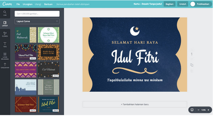 Canva Tawarkan Ratusan Template Desain untuk Lebaran