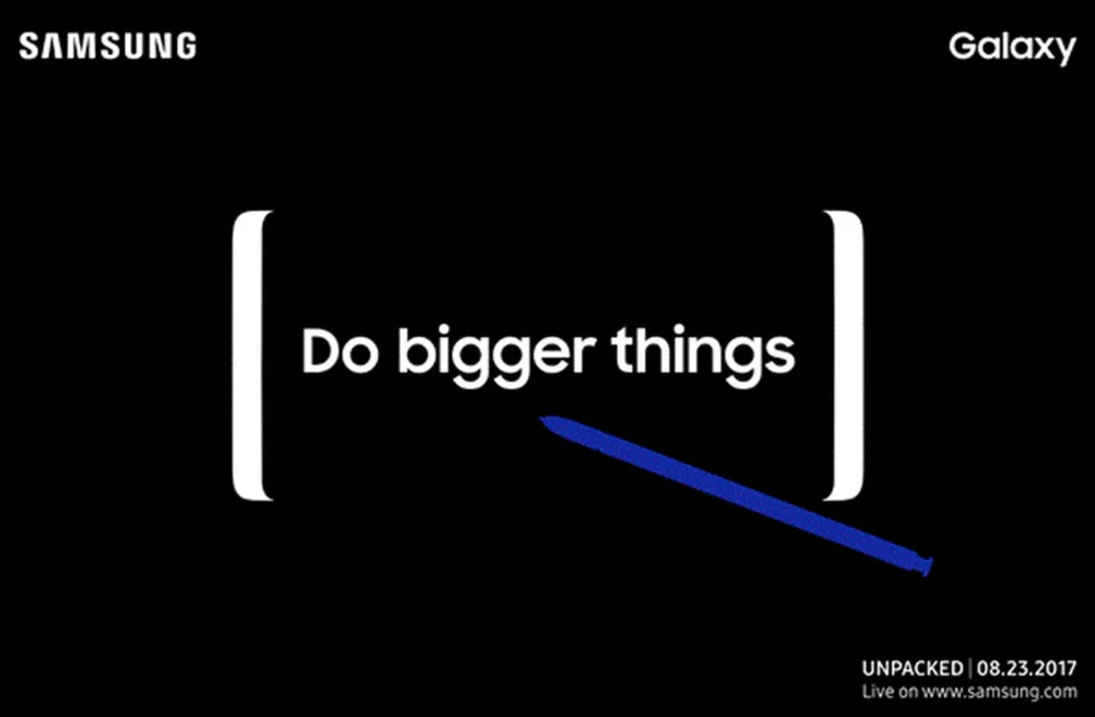 Teaser Galaxy Note 8