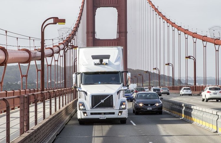 self-driving truck Uber