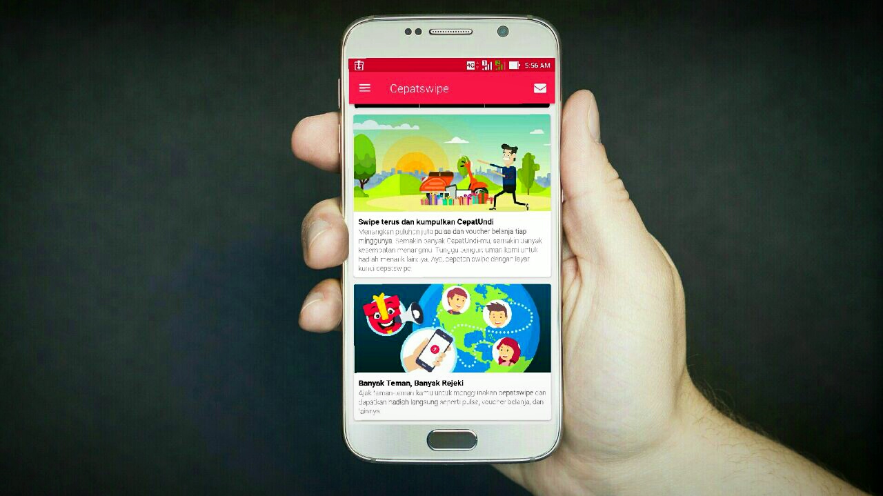 Cara Mudah Dapat Pulsa dan Voucer dengan “CepatSwipe”