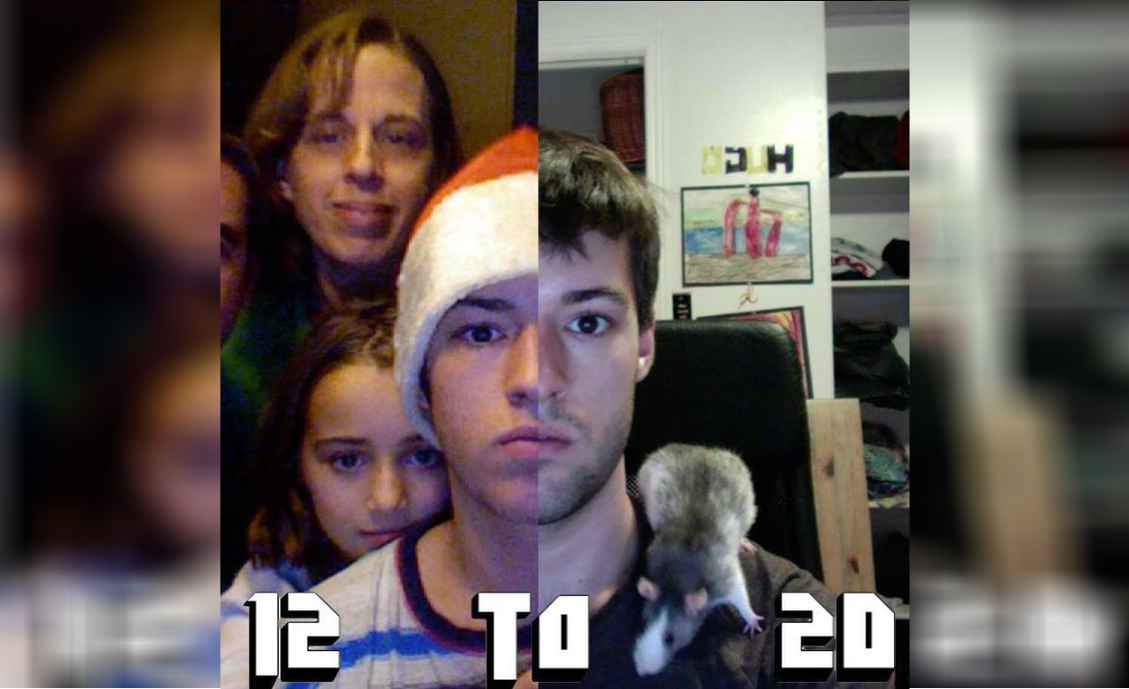 Rangkai Foto Selfie Selama 12 Tahun Jadi Video, Hasilnya Unik!