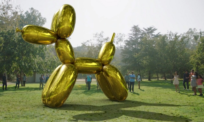 Lihat Patung Karya Jeff Koons via AR di Snapchat