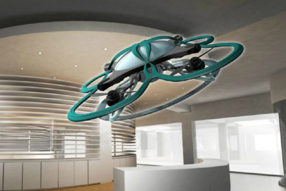 Drone Ini Bertugas ‘Mengusir’ Karyawan