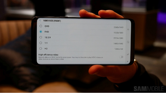 Galaxy S9 dan Galaxy S9+ Bisa Merekaman video dalam Format HEVC