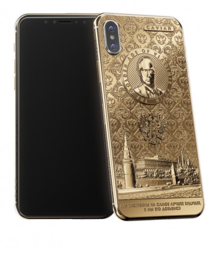 Ini Dia iPhone X Berlapis Emas 24 Karat versi Vladimir Putin