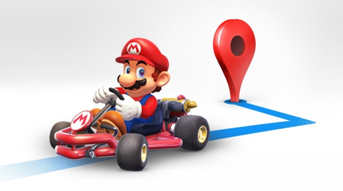 Super Mario di Google Maps