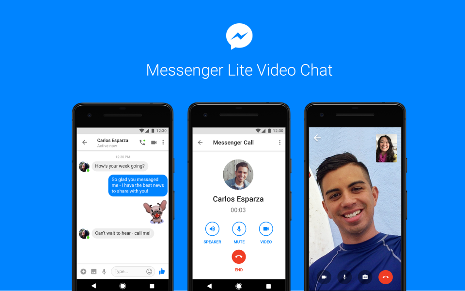 Asyiik! Messenger Lite Sekarang Bisa Video Chatting
