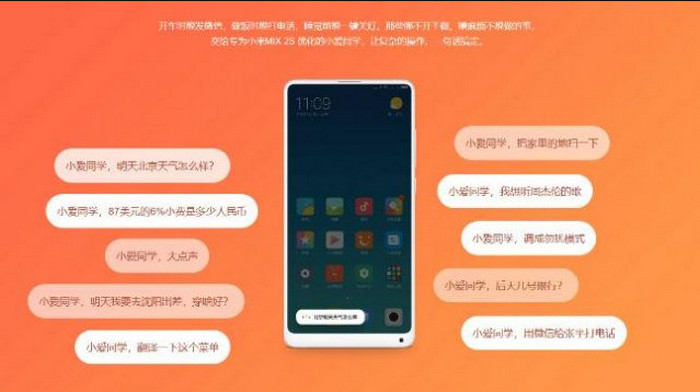 Xiaomi Pamer Asisiten Virtual di Mi Mix 2S