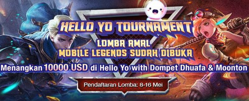 Hello Yo Ajak Main Game Mobile Legend Sambil Berdonasi