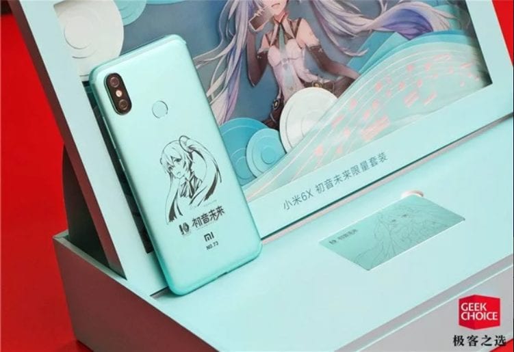 Keren, Tampilan Xiaomi Mi 6X Edisi Hatsune Miku