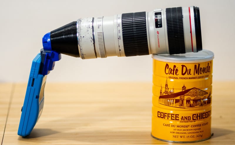 Ketika Game Boy Camera Dipasangi Lensa Tele, Hasilnya?