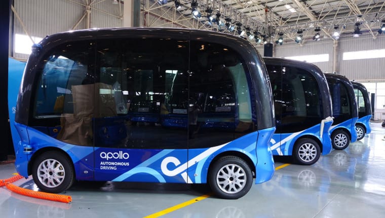 Baidu Mulai Produksi Massal Minibus Otonom