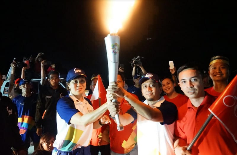 Telkomsel Boyong Obor Asian Games ke Tanjung Bira