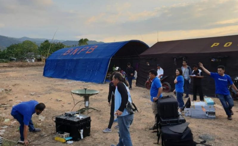 Listrik Menyala, Akses Komunikasi Mulai Membaik di Lombok