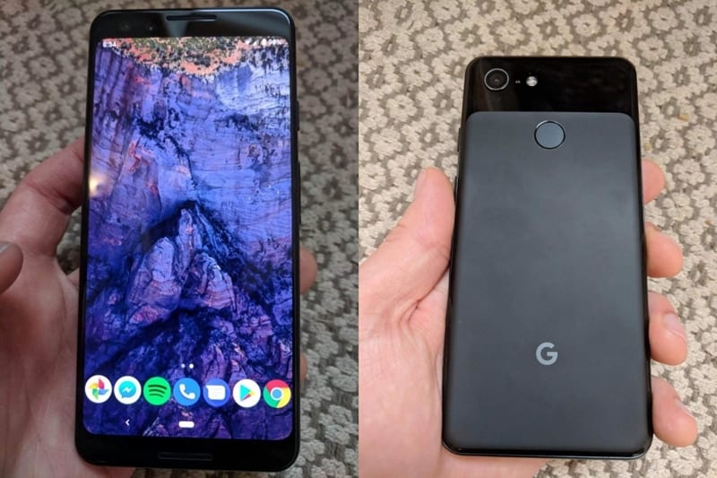 Desain Google Pixel 3
