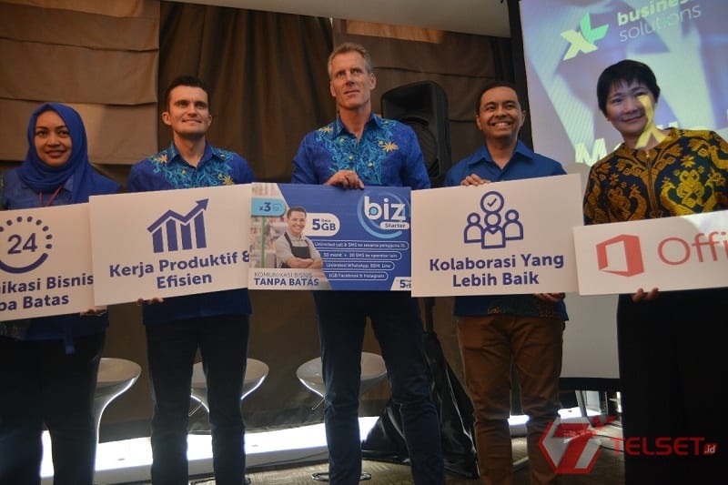 XL dan Microsoft Kolaborasi Bikin Paket Komplit “BIZ”