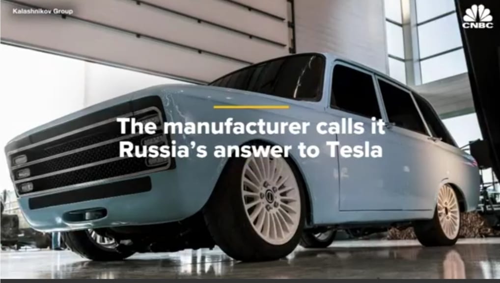 Unik! Produsen Senjata AK-47 Bikin Mobil Listrik Bergaya Retro