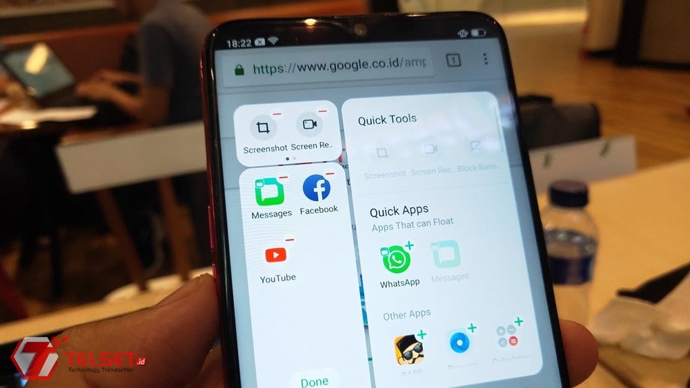Smart Sidebar Oppo F9