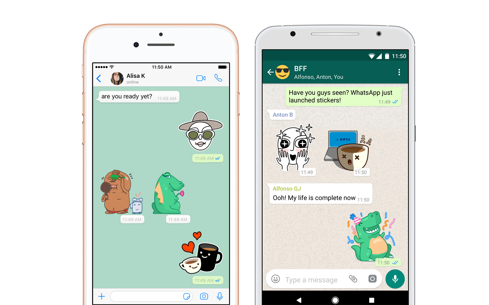 Cek! Ini Barisan Stiker yang akan Ada di WhatsApp