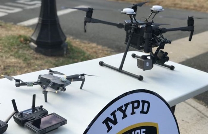 Polisi New York Mantau Malam Tahun Baru Pakai Drone