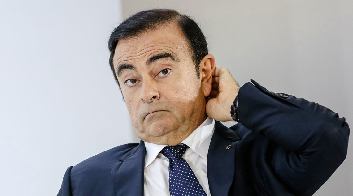 penahanan Carlos Ghosn