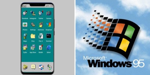 Saat iOS ‘Berwajah’ Windows 95