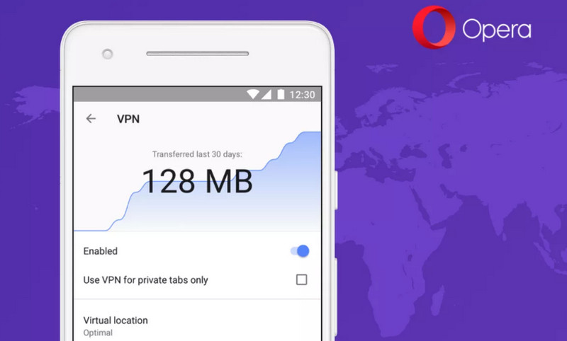 Layanan VPN Gratis Opera Kini Hadir untuk Android