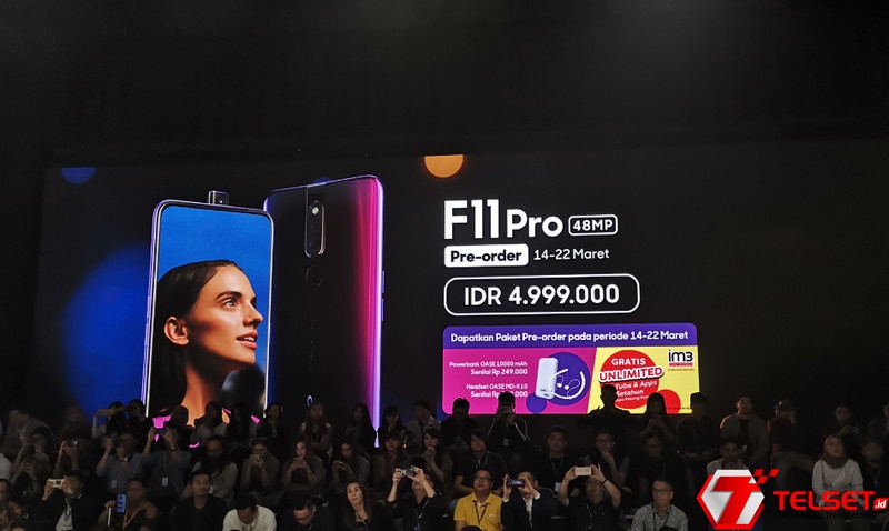 Masuk Indonesia, Oppo F11 Pro Dibanderol Rp 4,9 Juta
