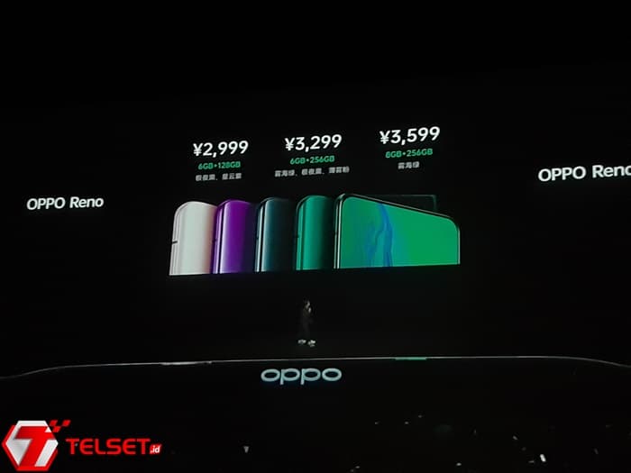 Usung Kamera 10X Zoom, Oppo Reno Resmi Meluncur