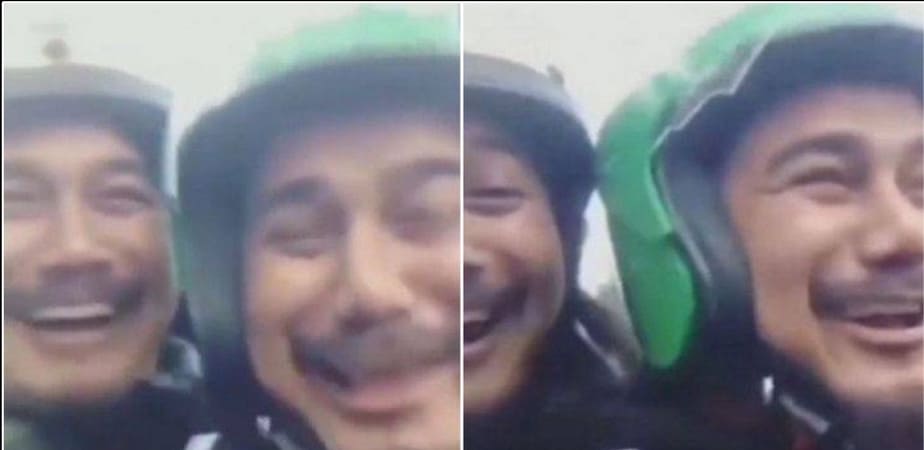 Ngakak! Driver Grab Kaget Wajahnya Mirip dengan Penumpangnya