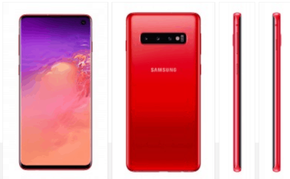 Samsung Galaxy S10 Punya Pilihan Warna Baru, Cardinal Red