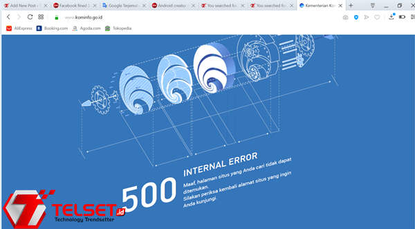 Tak Bisa Diakses, Situs Kominfo Alami Server Down?