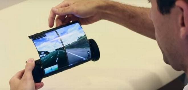 Smartphone gulung