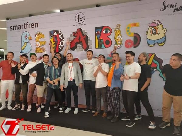 Lewat Mural, Smartfren Ajak Milenial Terima Perbedaan