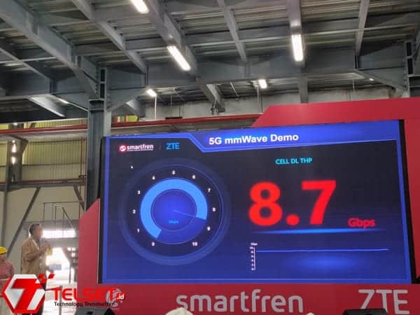 Diuji Coba, Kecepatan Internet 5G Smartfren Capai 8,7 Gbps