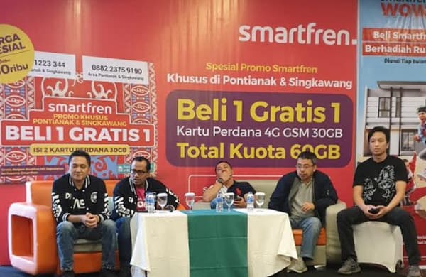 Layanan 4G Smartfren Hadir di Pontianak dan Singkawang